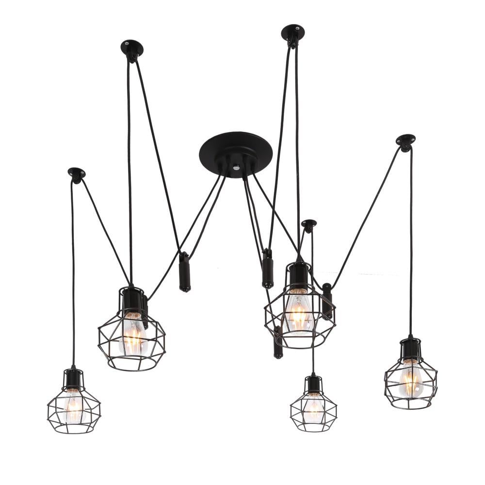 Подвесной светильник 7528876-5 BK Черный (LVS03081)