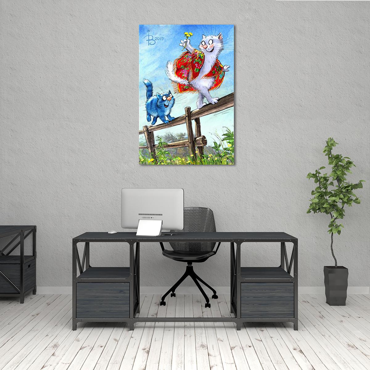 Модульная картина Догонялки 1 модуль 30х45 см (_rinaz_2019192604)