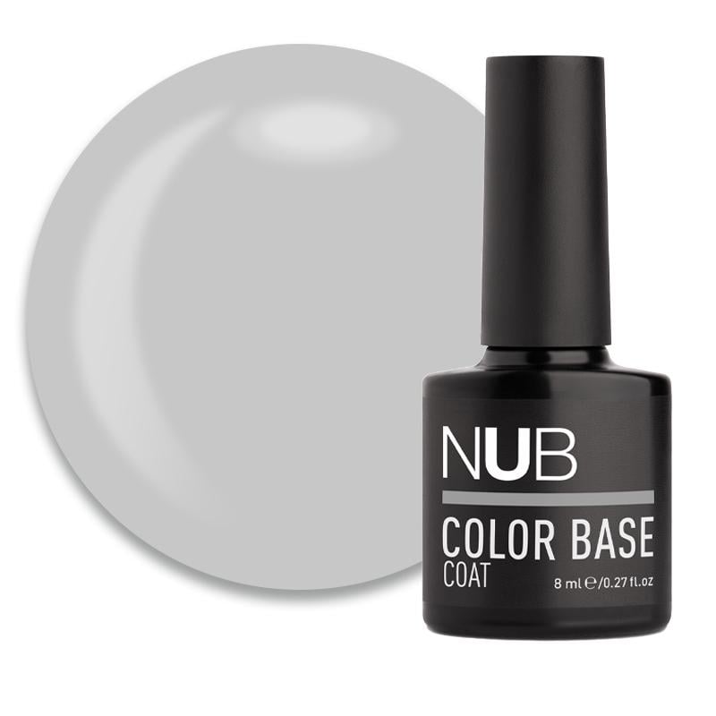 База кольорова каучукова NUB Color Base Coat 8 мл 08 Smoke Димчасто-сірий (90032795)