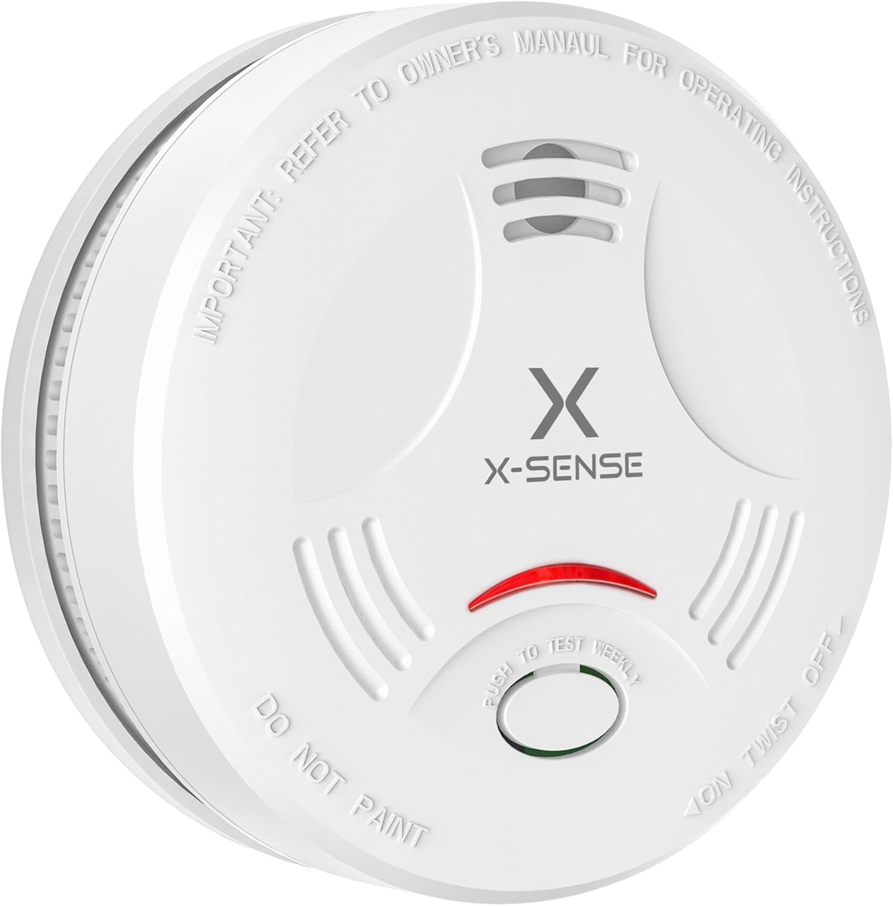 Димова сигналізація X-Sense SD11 фотоелектрична з батареєю на 10 років 85 дБ 12,2х12,2х4,5 см Білий (2972538233)