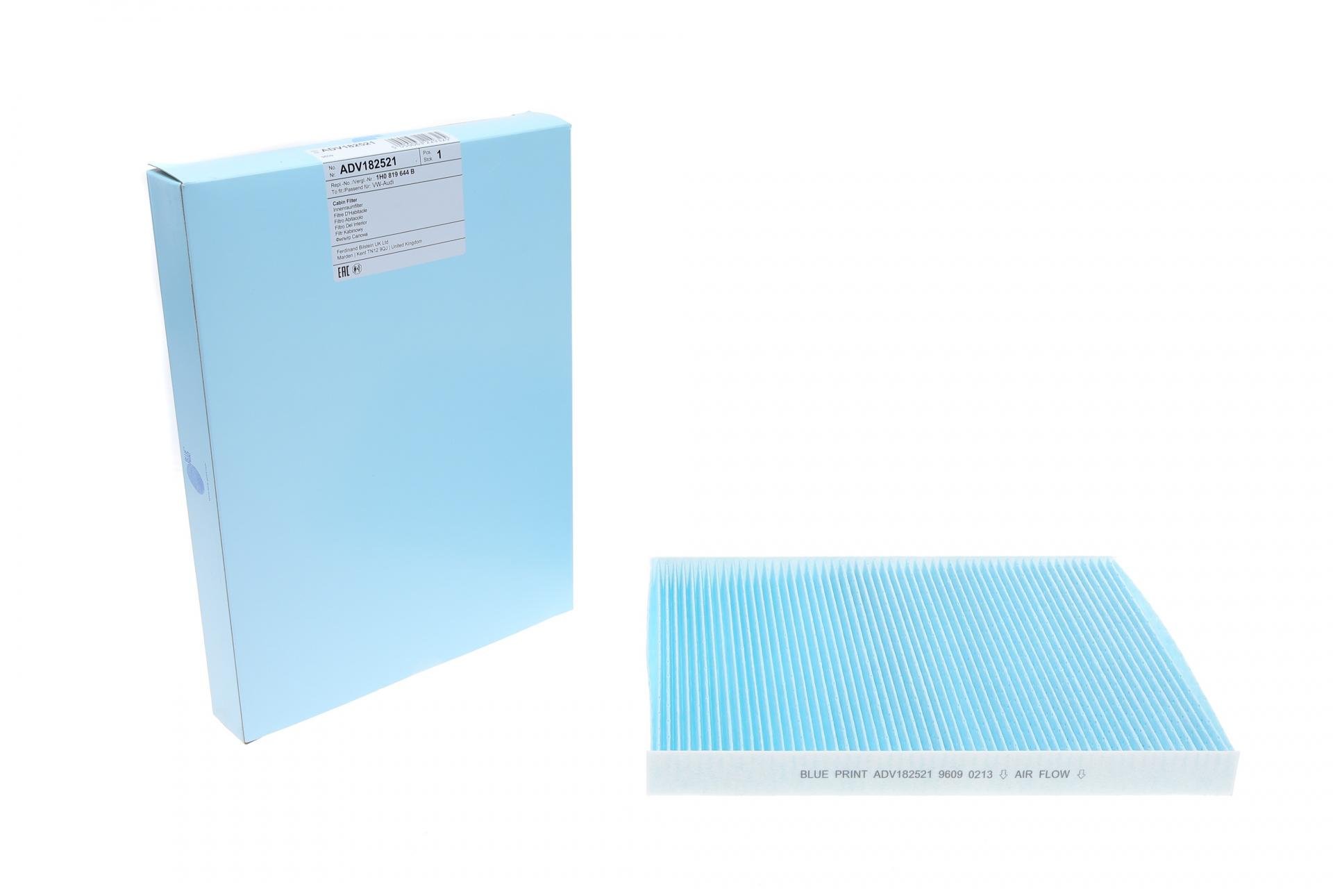 Фільтр салону BLUE PRINT для VW Caddy II/Golf III/Skoda Octavia (ADV182521)