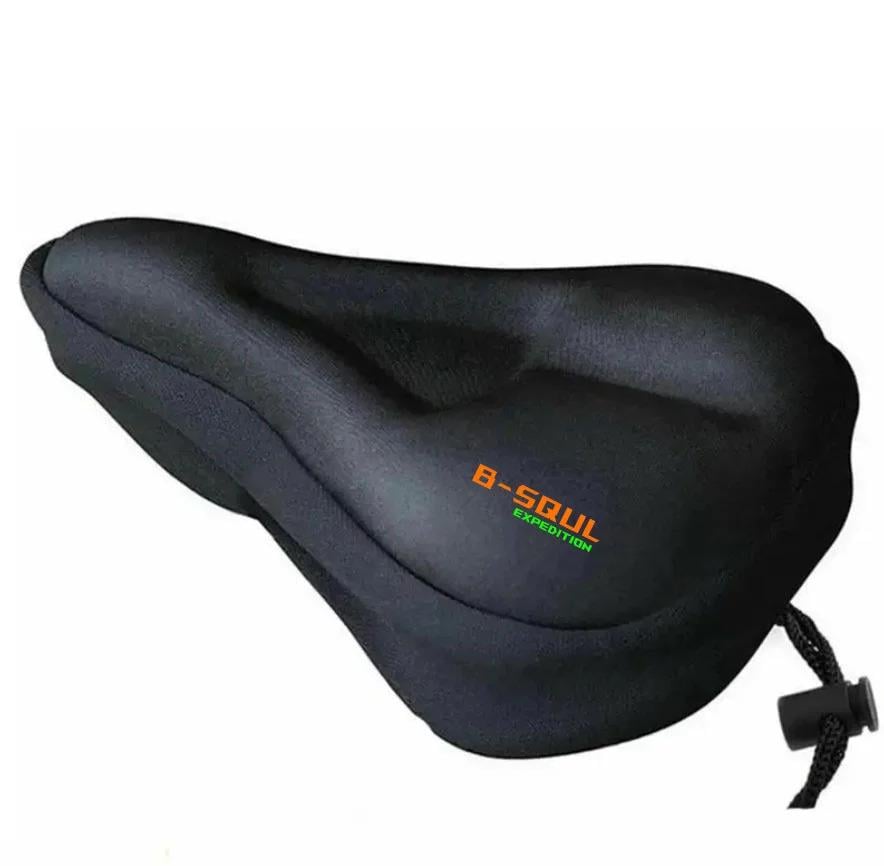 Накладка чехол на сидение велосипеда гелевая Черный (XJ3065)