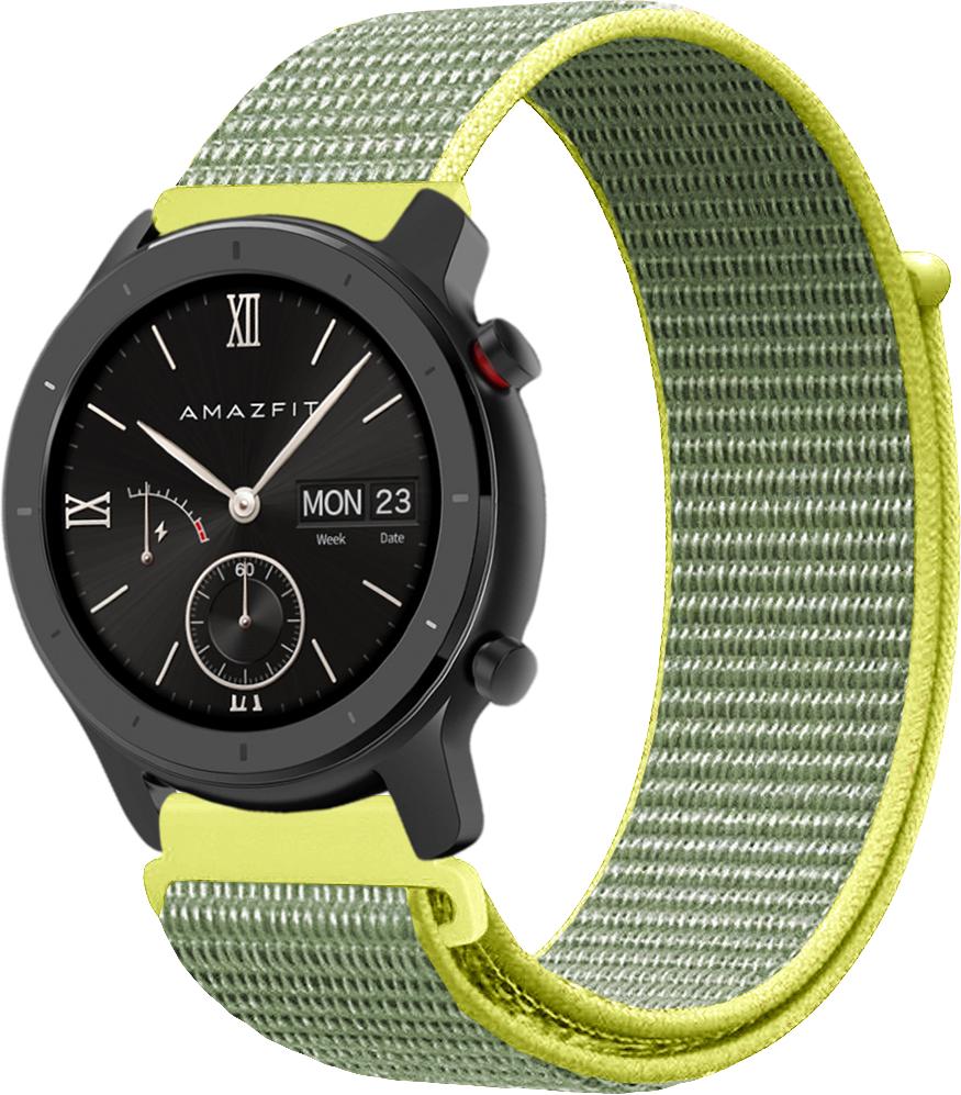 Ремінець нейлоновий Sport Loop для Amazfit GTR 42 мм Gray/Yellow (06524-63) Ремінець нейлоновий Sport Loop для Amazfit GTR 42 мм Gray/Yellow (06524-63)