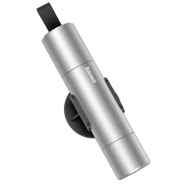 Молоток аварійний BASEUS CRSFH-0S Sharp Tool Safety Hammer Срібний (4170f9b3)