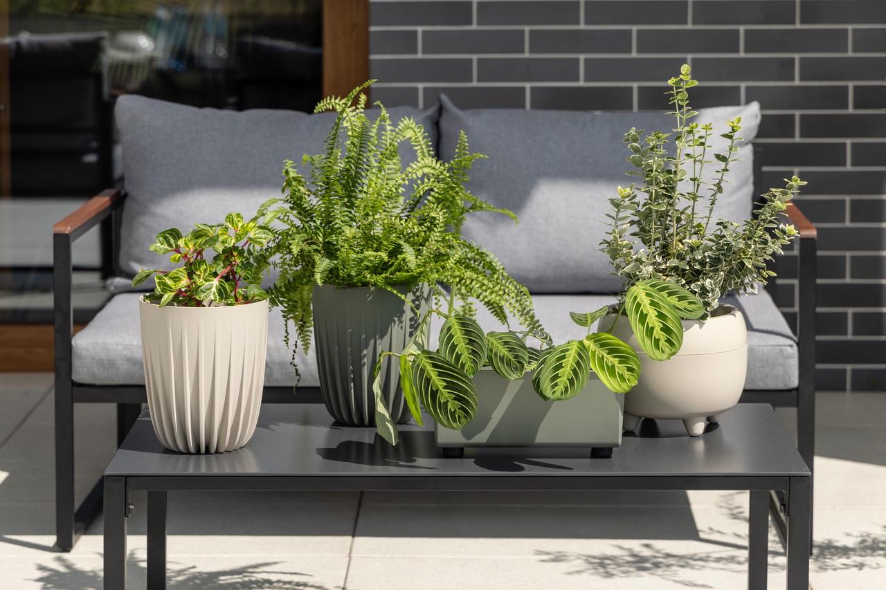 Вазон Lamela MIRA 250х297 мм Антрацит (A-022576) - фото 6 Вазон Lamela MIRA 250х297 мм Антрацит (A-022576) - фото 6