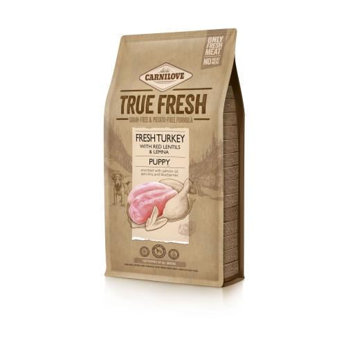 Корм сухой для щенков Carnilove True Fresh Turkey Puppy с индейкой, 4 кг