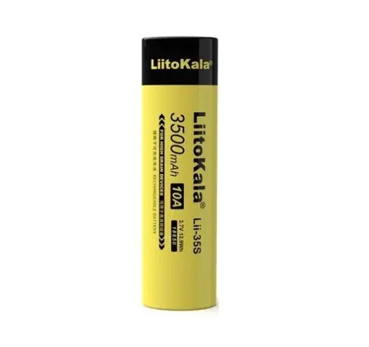 Акумулятор LiitoKala Lii-35S 18650 Li-ion 3,7V 2200 mAh з захистом (XENIA-11065)