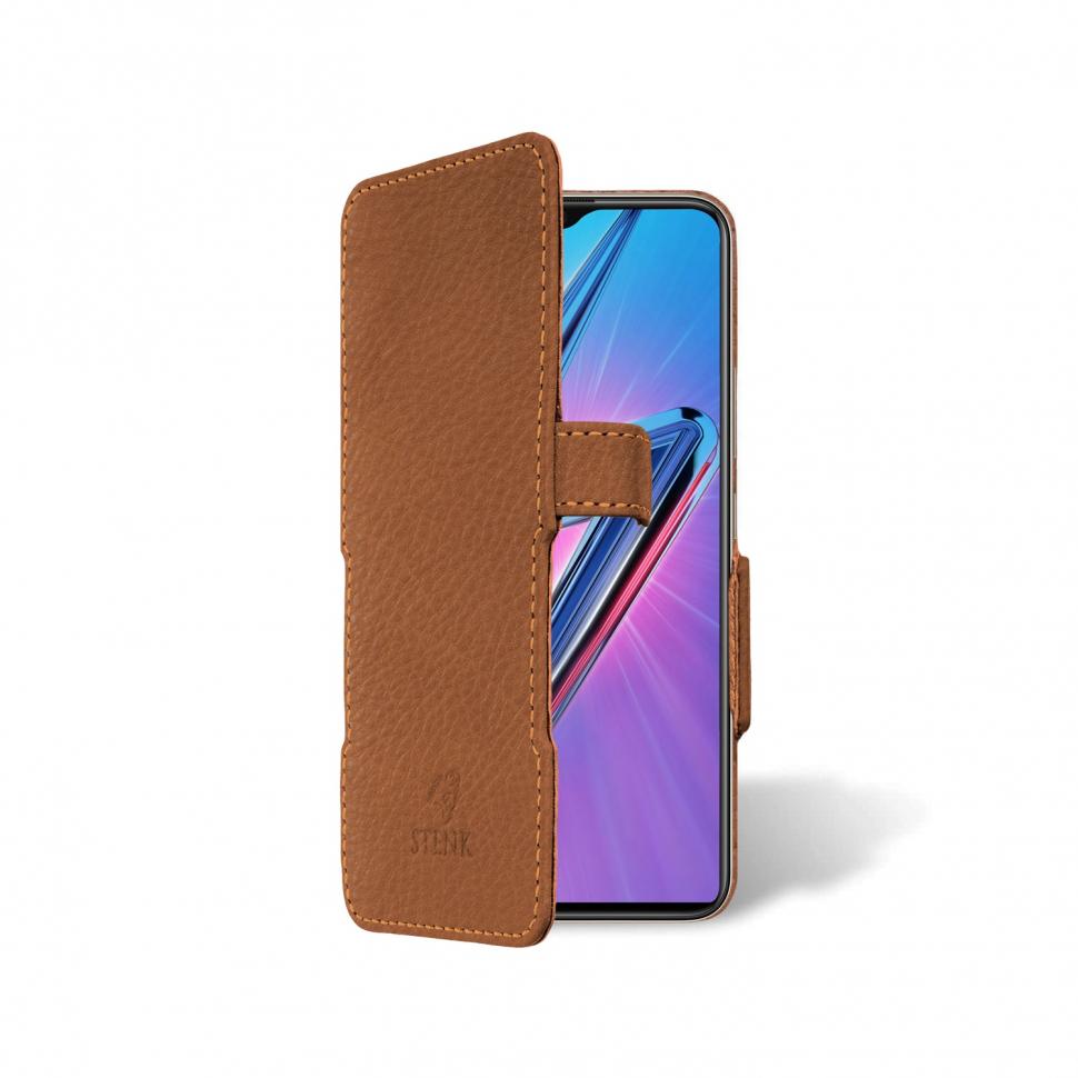 Чохол книжка Stenk Prime для Vivo Y19 Коричневий (65449)