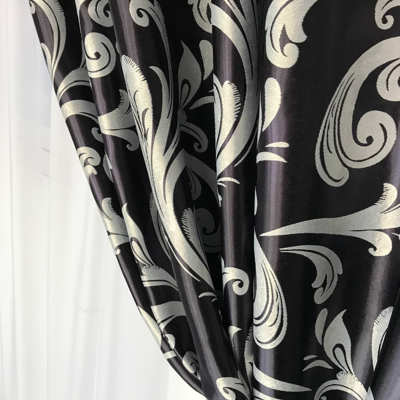 Шторы готовые блэкаут Черный (SHTN-202-29) - фото 10 Шторы готовые блэкаут Черный (SHTN-202-29) - фото 10