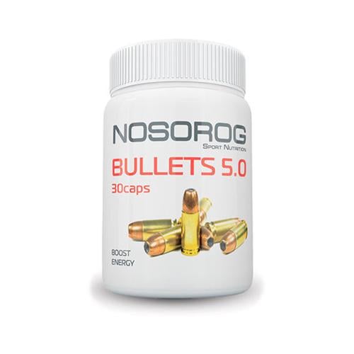 Комплекс до тренировки Nosorog Nutrition Bullets 5.0 30 Caps