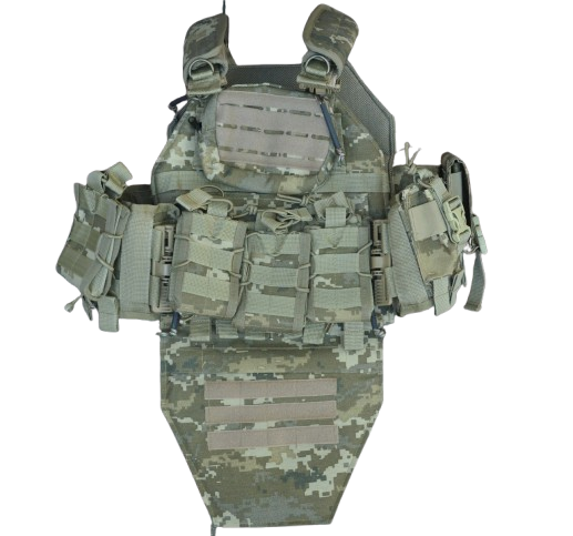 Плитоноска з підсумками з напашником 4 точки скидання Піксель (2602188977) Плитоноска з підсумками з напашником 4 точки скидання Піксель (2602188977)