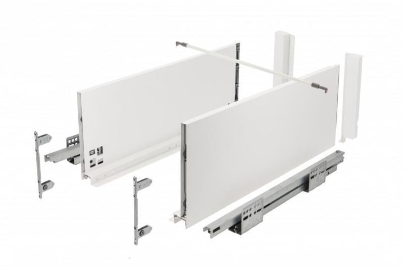 Выдвижная шухляда Axis Pro Push to Open очень высокий - D1 L 500 мм H 200 мм Белый (PB-AXISPRO-P2O-KPL500D1)
