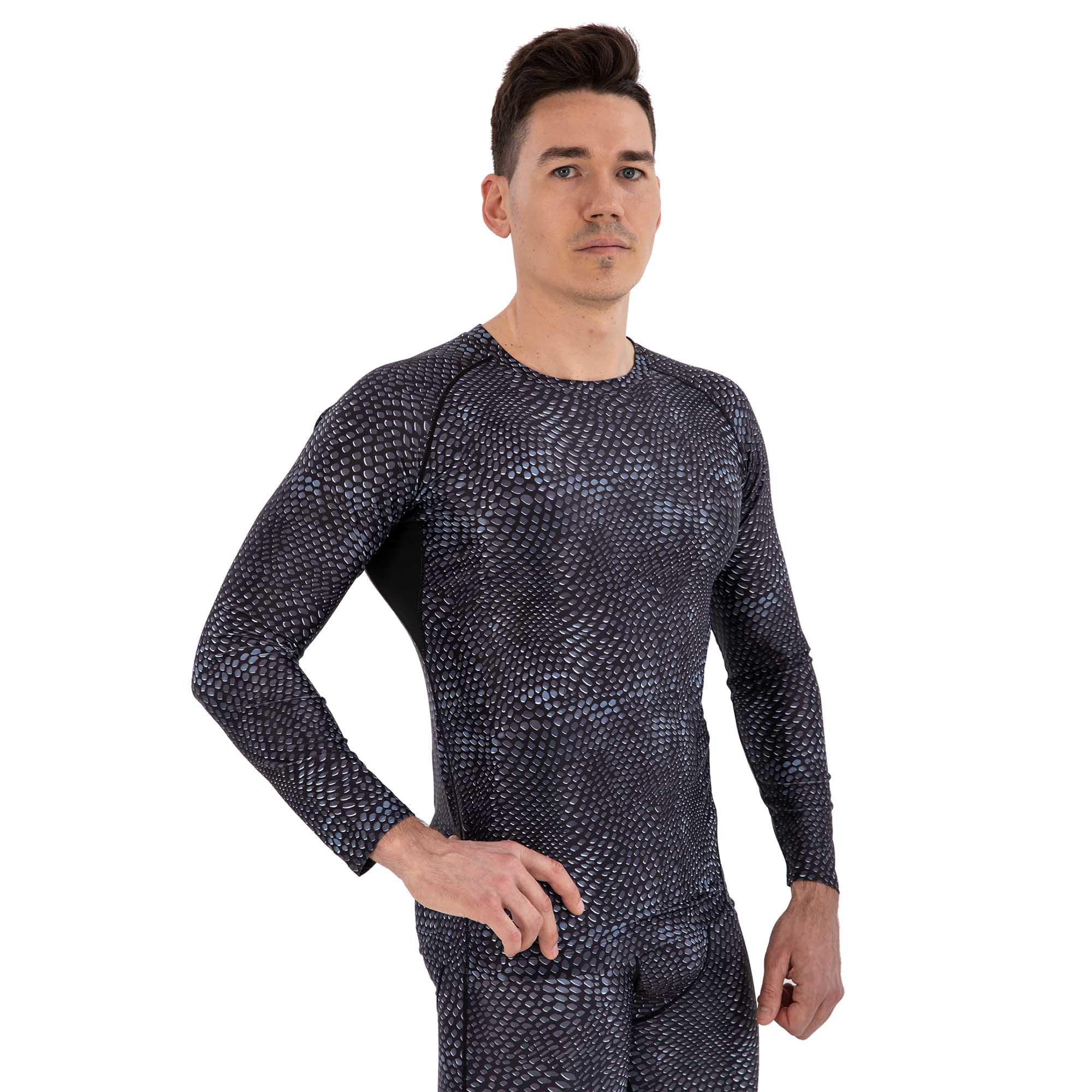 Рашгард мужской DOMINO TC210-9 M Черно-белый