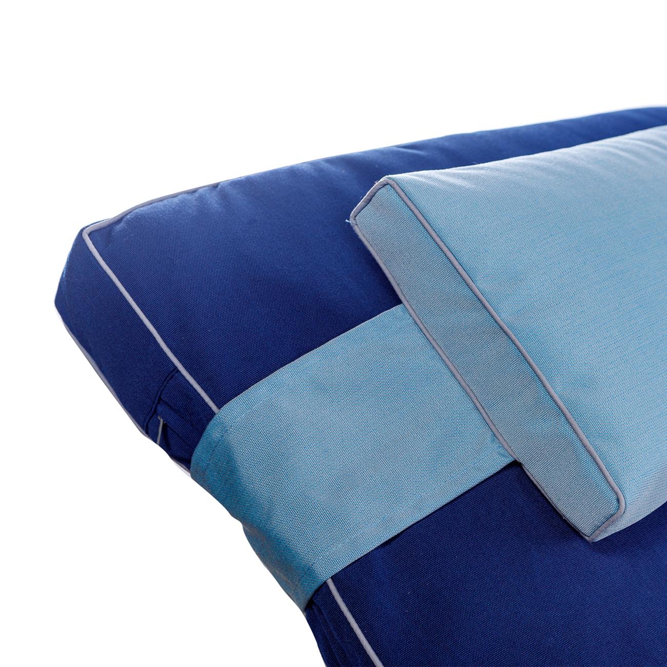 Матрас для шезлонга Ost-Fran MOCCA 2875/649 192x60x8 см Темно-синий (3752) - фото 3 Матрас для шезлонга Ost-Fran MOCCA 2875/649 192x60x8 см Темно-синий (3752) - фото 3