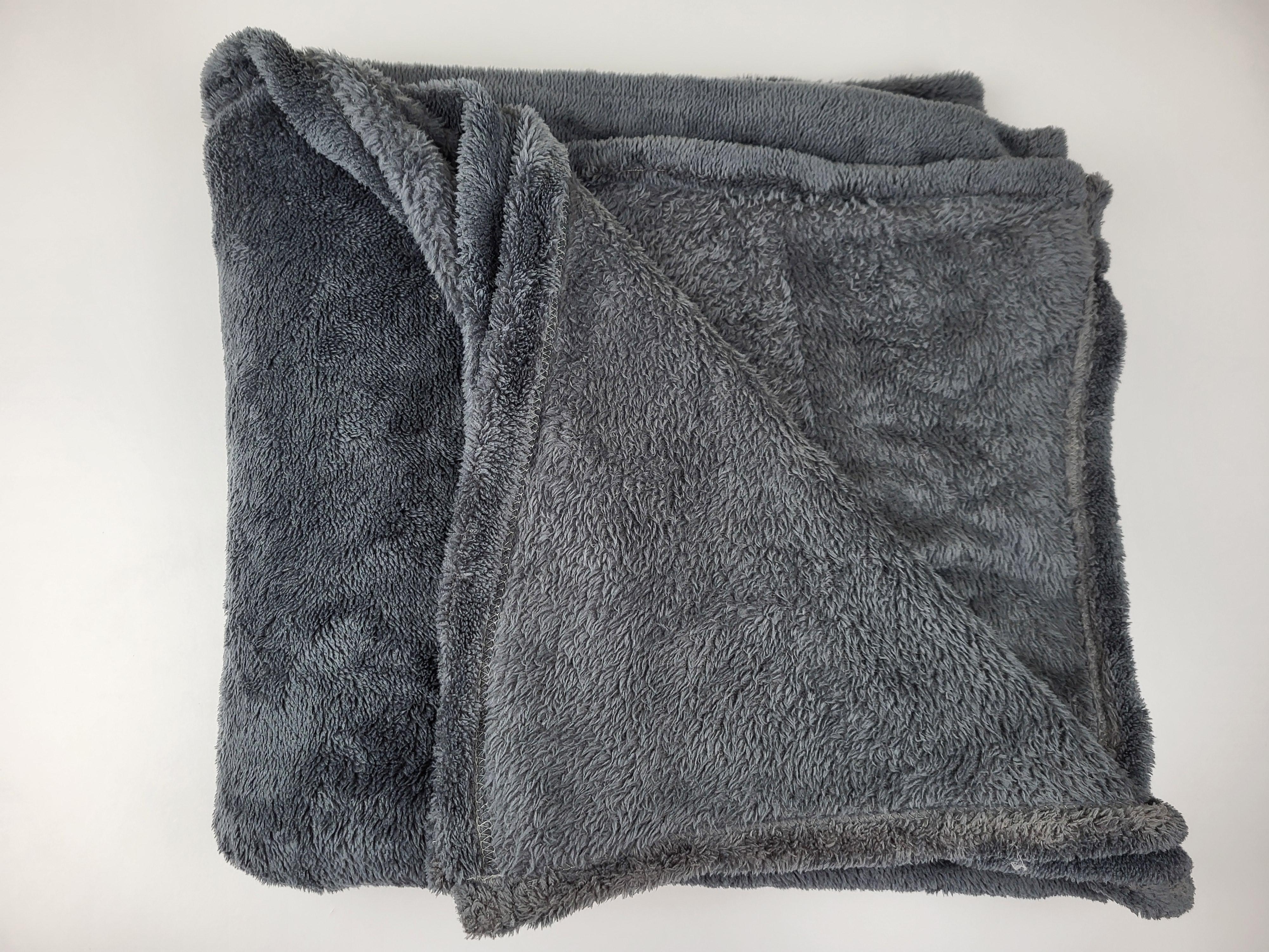 Плед флисовый евро 200х230 см Серый (1743) - фото 3 Плед флисовый евро 200х230 см Серый (1743) - фото 3