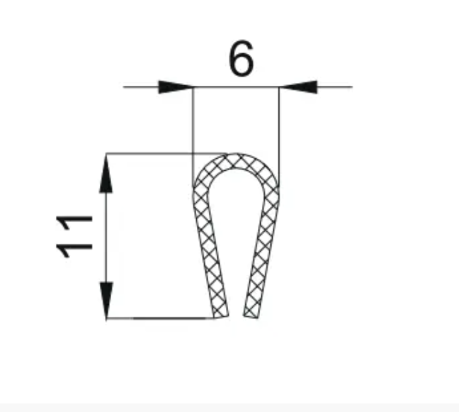 Охрана края неармированая Roztocze UT-2 1 м Черный - фото 2 Охрана края неармированая Roztocze UT-2 1 м Черный - фото 2