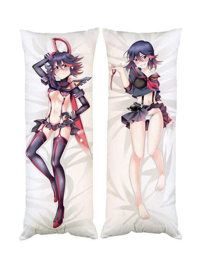 Подушка дакимакура Рюко Матой Круши Кромсай Kill la kill декоративная ростовая для обнимания 50x150 см (1834009210)