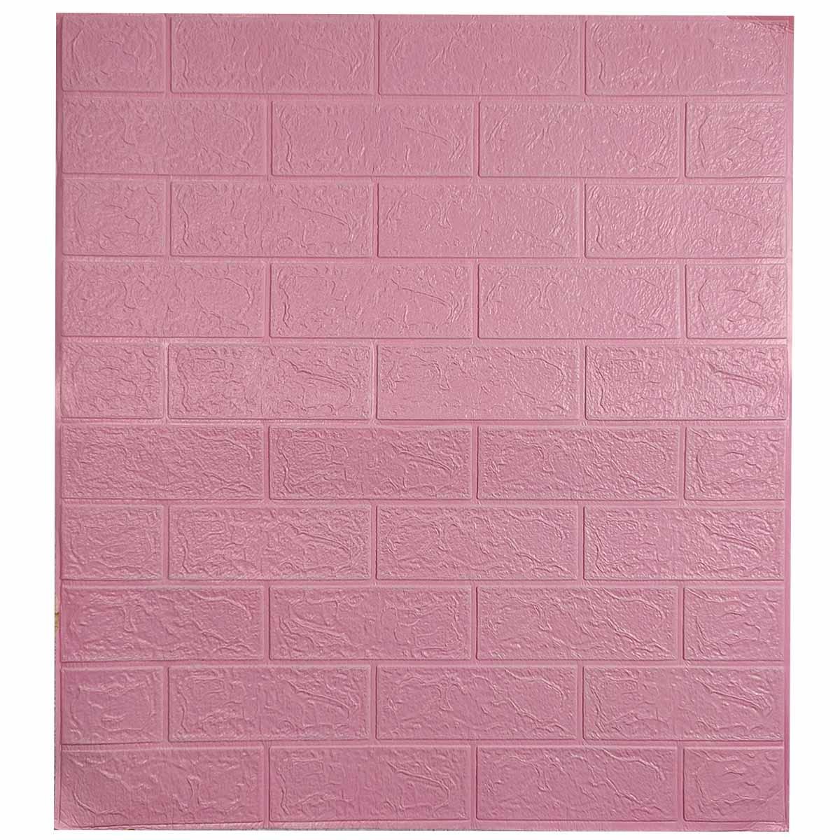 3D-панель cамоклеющаяся 700x770x3 мм Розовый кирпич (774) 3D-панель cамоклеющаяся 700x770x3 мм Розовый кирпич (774)