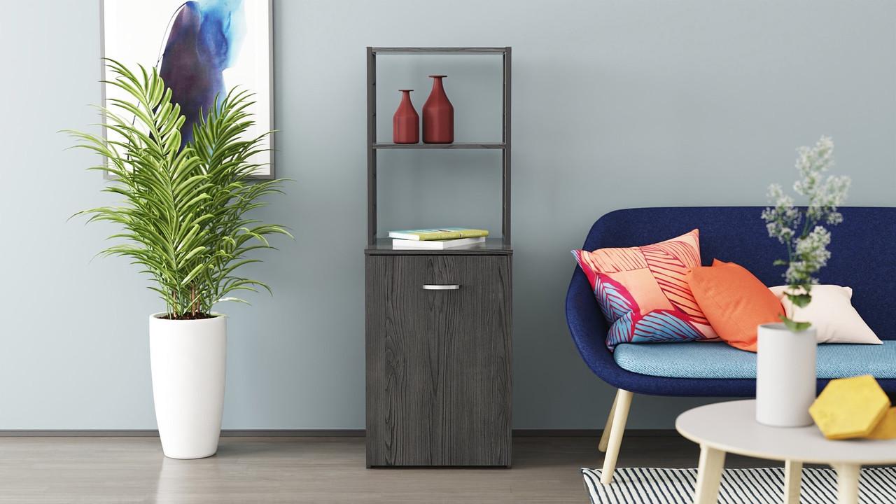 Стіл-тумба трансформер Ferrum-decor Смарт 4/1 з етажеркою метал/ДСП 16 мм 1430x1450x500 мм Чорний/Сосна Кембра (FRD-105125) - фото 4 Стіл-тумба трансформер Ferrum-decor Смарт 4/1 з етажеркою метал/ДСП 16 мм 1430x1450x500 мм Чорний/Сосна Кембра (FRD-105125) - фото 4