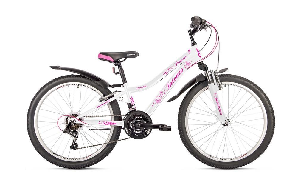 Велосипед подростковый для девочки Intenzo Princess Lady 24" Белый (cc6242c5)