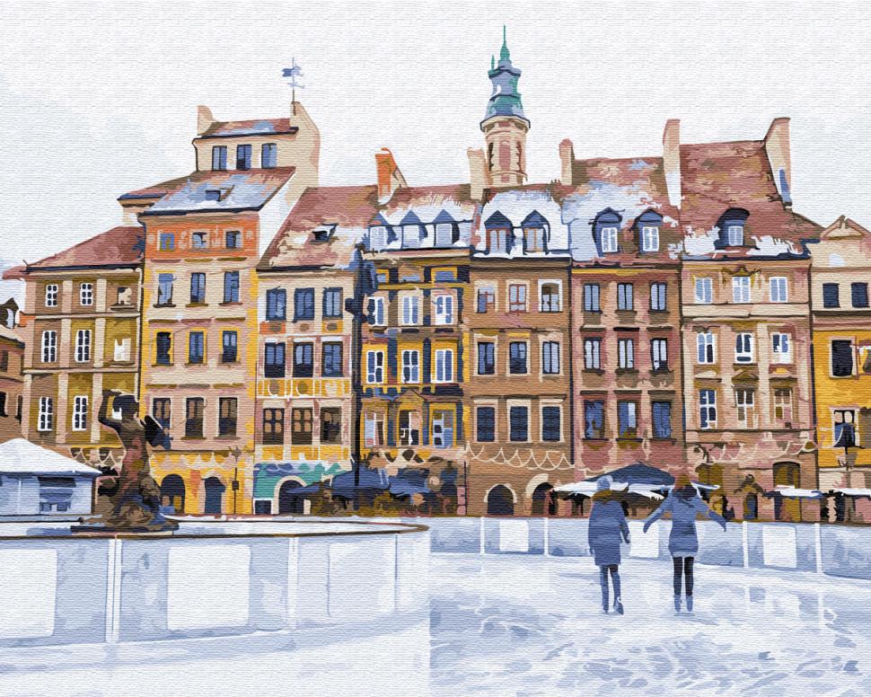 Картина по номерам Brushme "Рождественская площадь" (GX33177)