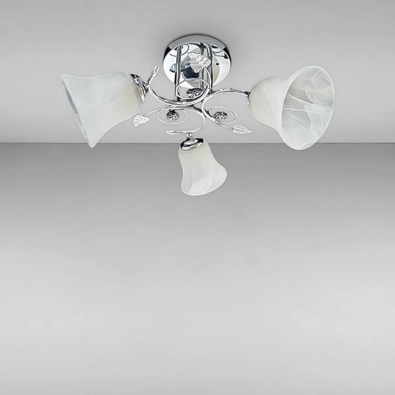 Люстра потолочная Light House SRS-16200/3 на три лампы Хром