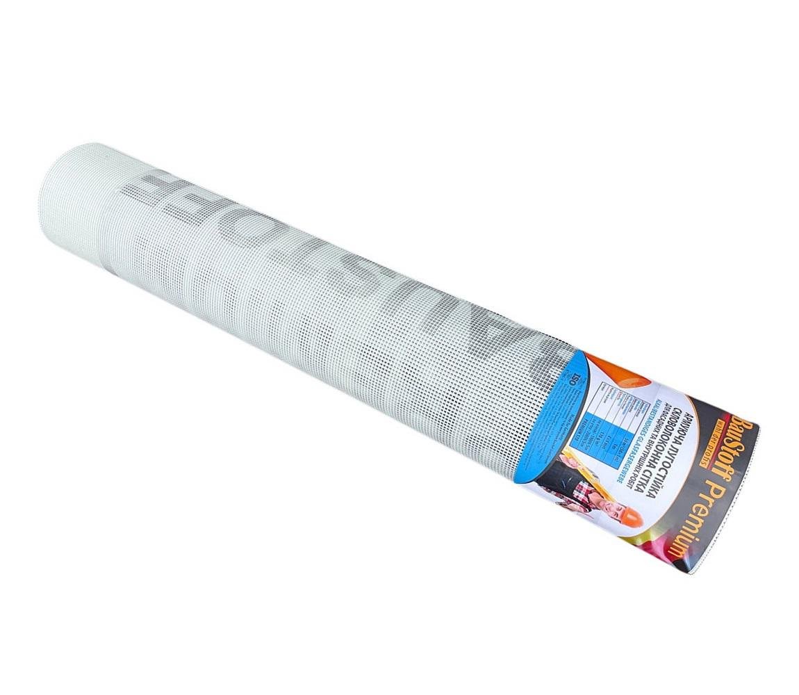 Сітка фасадна Baustoff Premium 4х4 мм 170 г/м2 50 м Білий (А0056909)