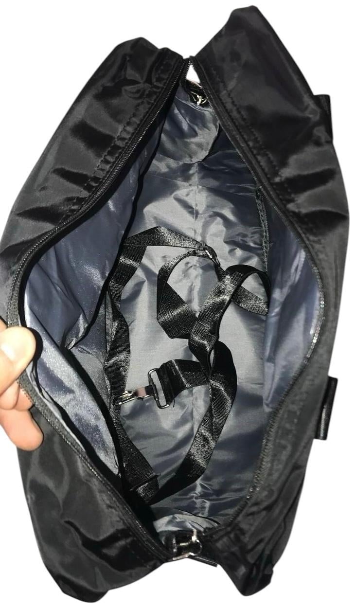 Сумка дорожня середня Phoenix з карманом на блискавці і з знімним ремінем через плече Чорний (134) - фото 5 Сумка дорожня середня Phoenix з карманом на блискавці і з знімним ремінем через плече Чорний (134) - фото 5