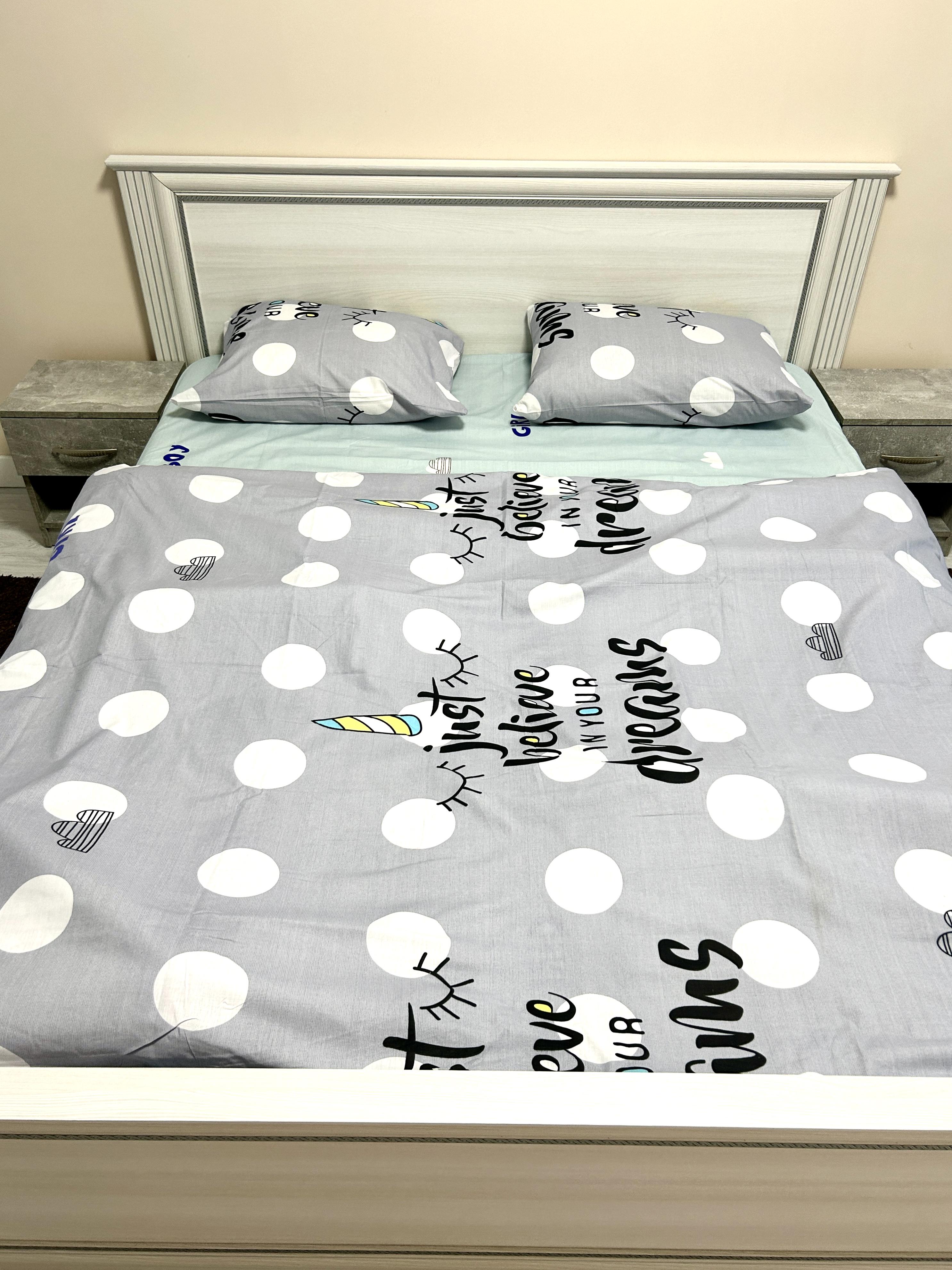 Комплект постельного белья BOY OR GIRL полуторный бязь 150х220 см (Glux-4079/WP/1.5)