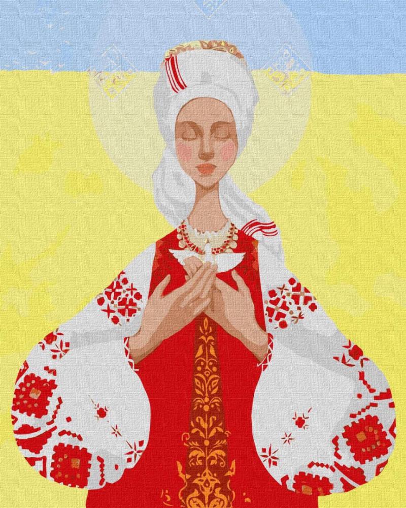 Картина по номерам Идейка Мать-Украина 40х50 см (KHO4910)