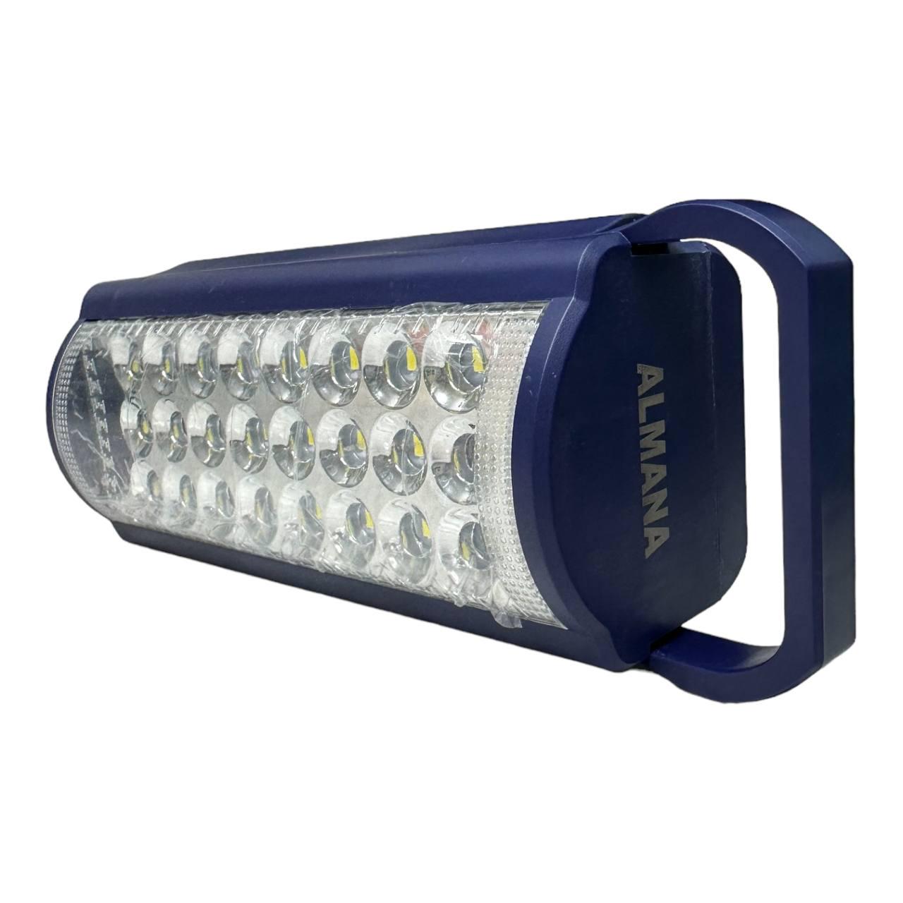 Аварійний світлодіодний ліхтар ALMANA ALMANA KP-6324 24 LED з Power bank Синій - фото 9