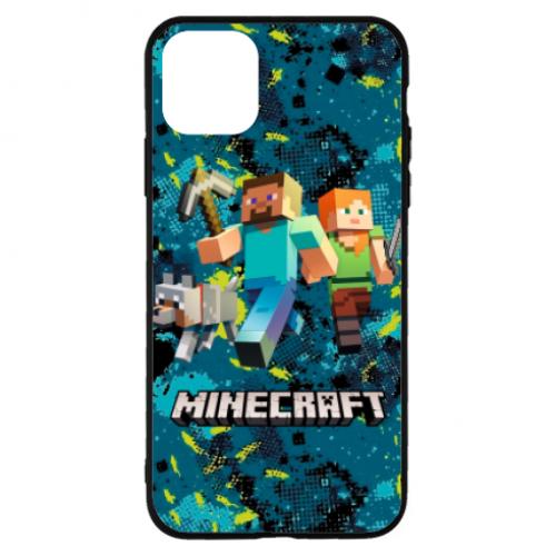 Чохол для iPhone 11 Pro Minecraft Steve Alex And Dog