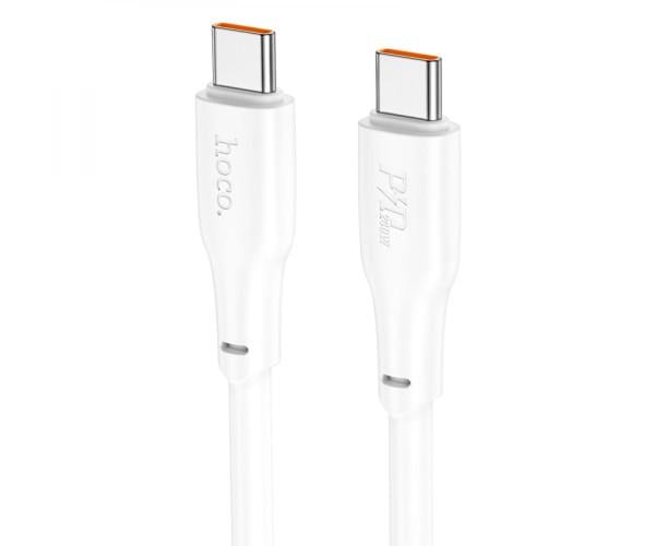 Кабель USB Hoco X93 Force Type-C to Type-C 240W 5А 2 м White