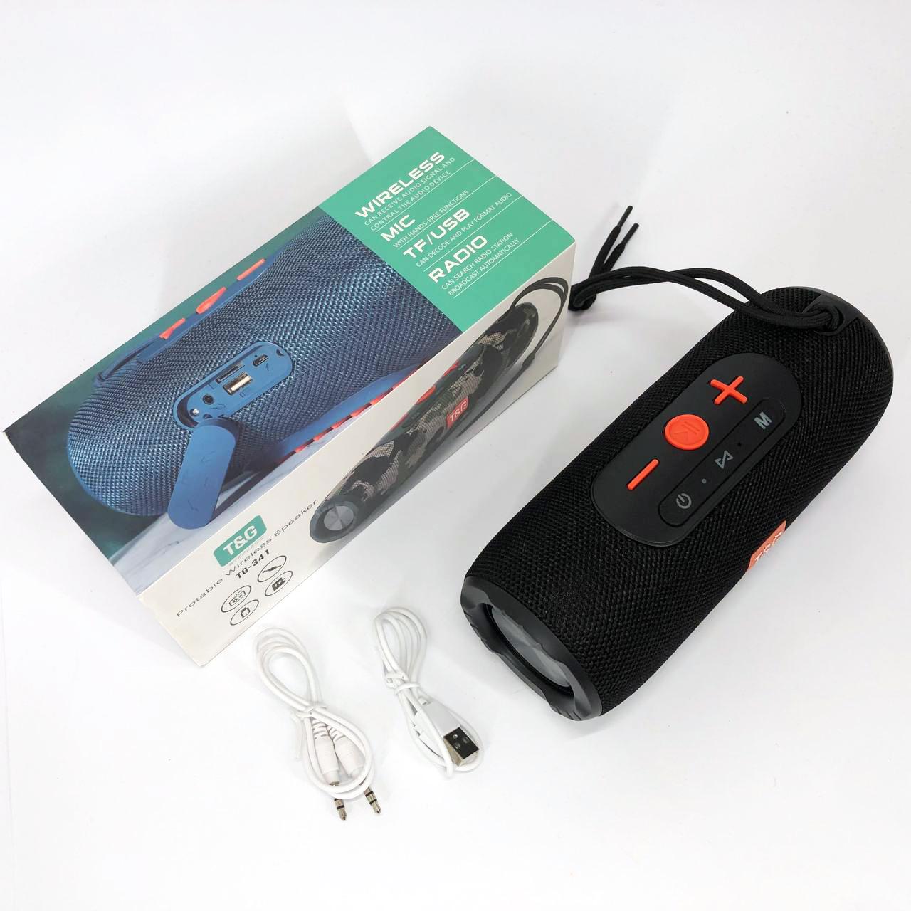 Портативна колонка Bluetooth TG341 зі шнурком Чорний - фото 12 Портативна колонка Bluetooth TG341 зі шнурком Чорний - фото 12