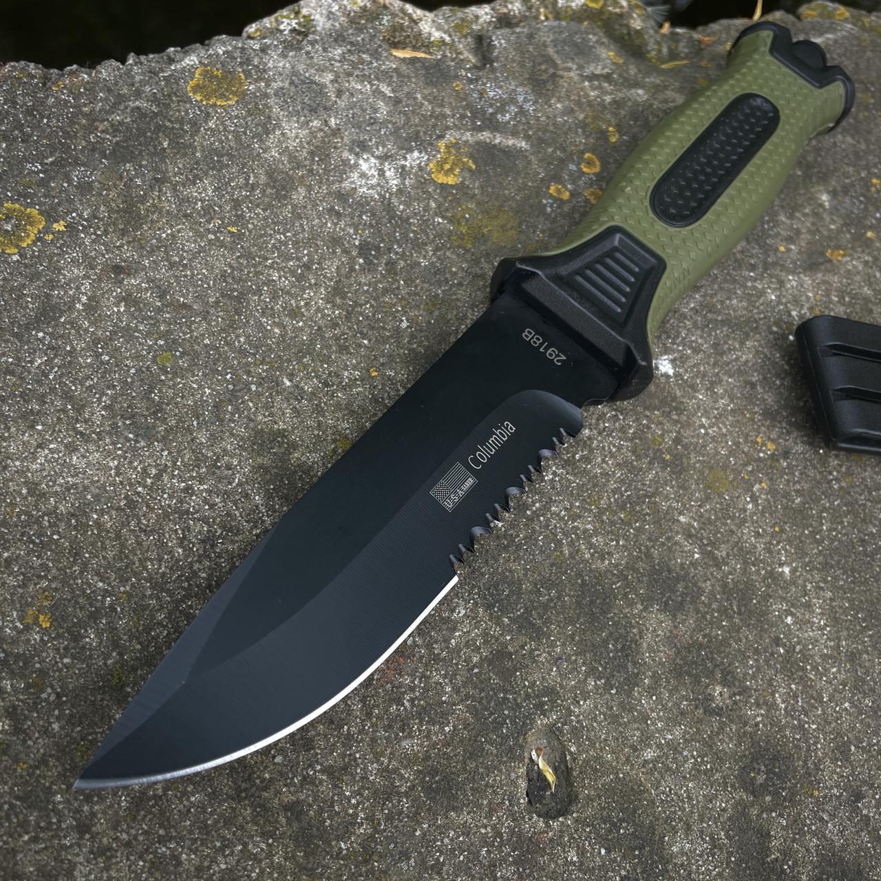 Нож серейтор 2918B Олива (2326282041) - фото 3 Нож серейтор 2918B Олива (2326282041) - фото 3