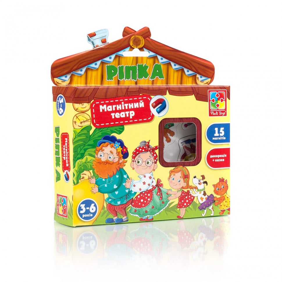 Настольная игра Vladi Toys Магнитный театр Репка укр. (VT3206-24)