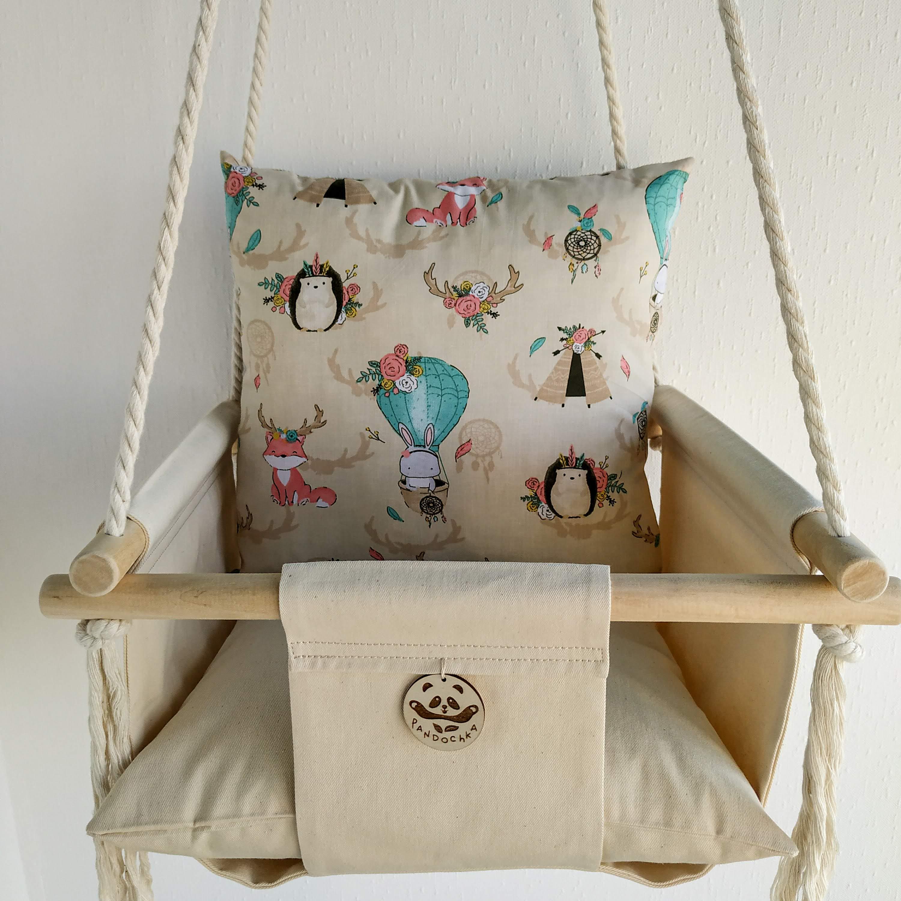 Тканинна дитяча гойдалка 40х40 см (29850386-De)