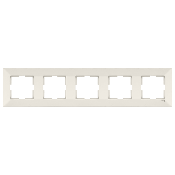 Рамка для розетки Viko Meridian 5-м Кремовый (90979015)