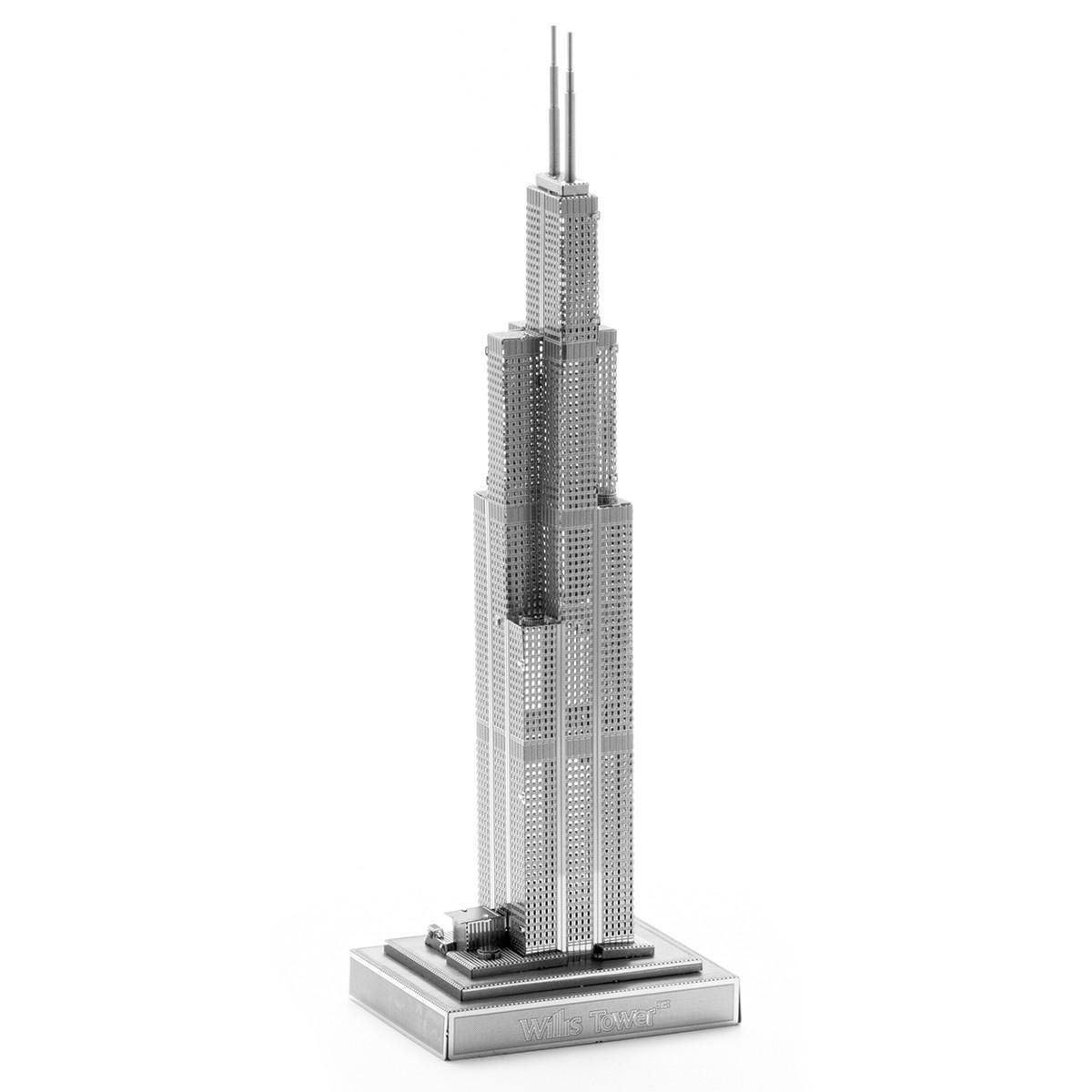 Конструктор металлический 3D Metal Earth Iconx Sears Willis Tower ICX013 (76938338) - фото 5