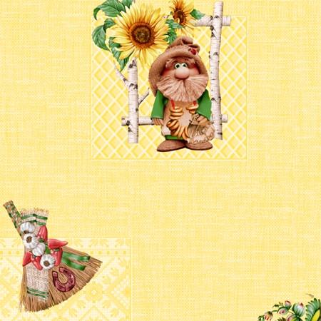 Обои моющиеся Континент 2130 Домовенок 0,53x10,05 м Желтый (2000000412320)