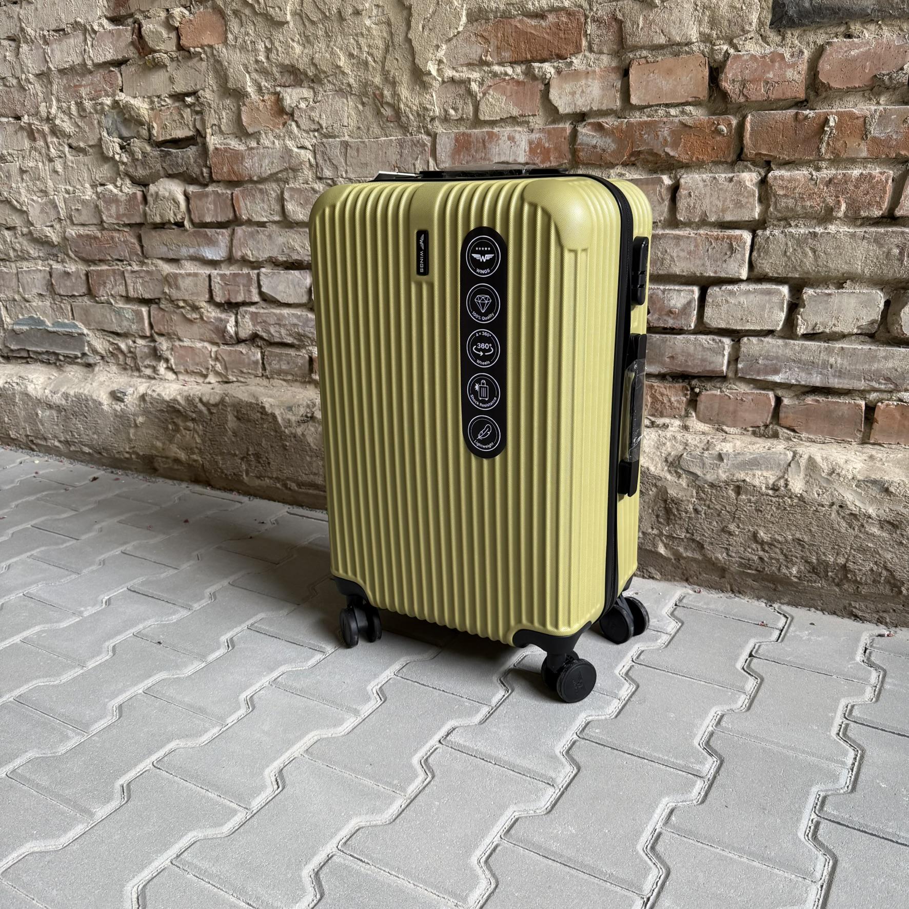 Валіза Wings Egret дорожня M Оливковий (26557300) - фото 2 Валіза Wings Egret дорожня M Оливковий (26557300) - фото 2