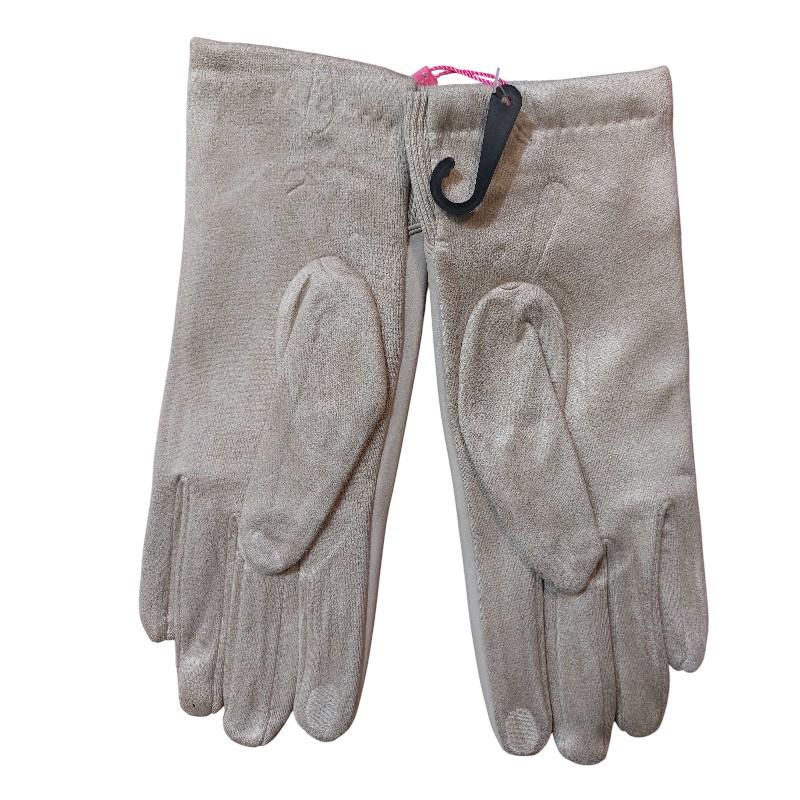 Перчатки женские сенсорные One size Кремовый (261905) - фото 2