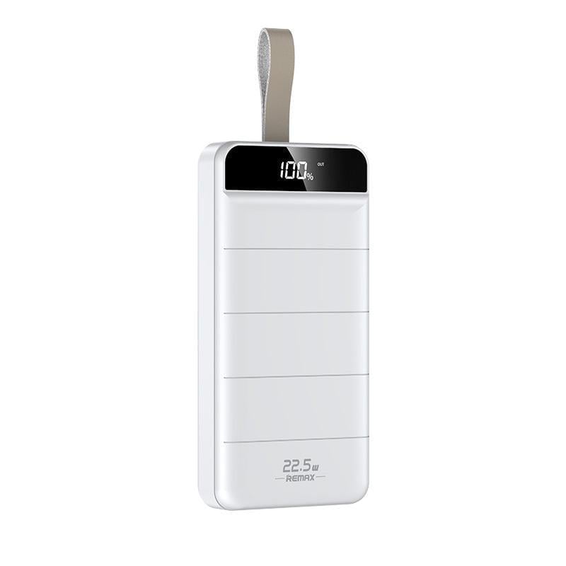 Внешний аккумулятор Remax Leader 22,5W LED light 30000mAh Белый (RPP-183)