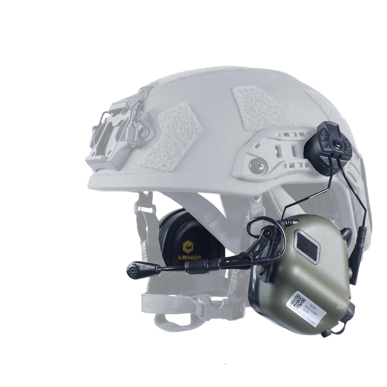 Навушники тактичні EARMOR M32Н PLUS Олива (2693880026)