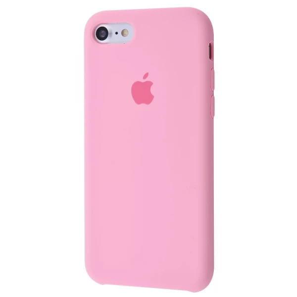 Силіконовий Чохол Накладка Silicone Case для iPhone  7/8/SE 2020 Pink