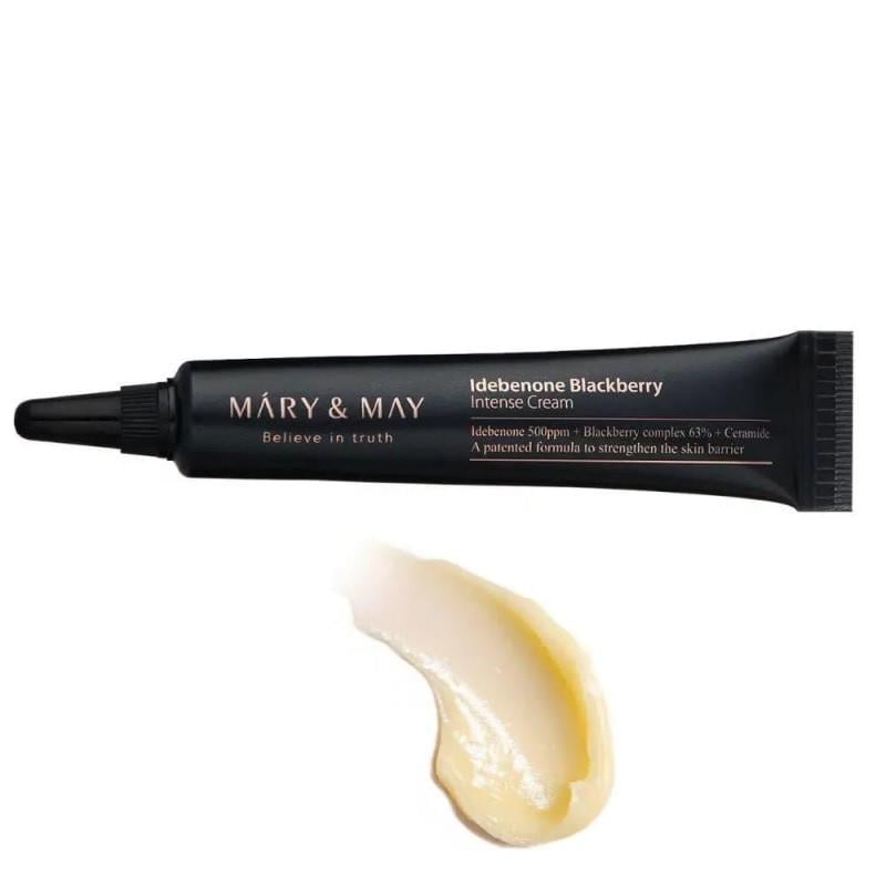 Крем для лица интенсивный с идеальным Mary&May Idebenone Blackberry Complex Intense Cream 12 г (2736809599)