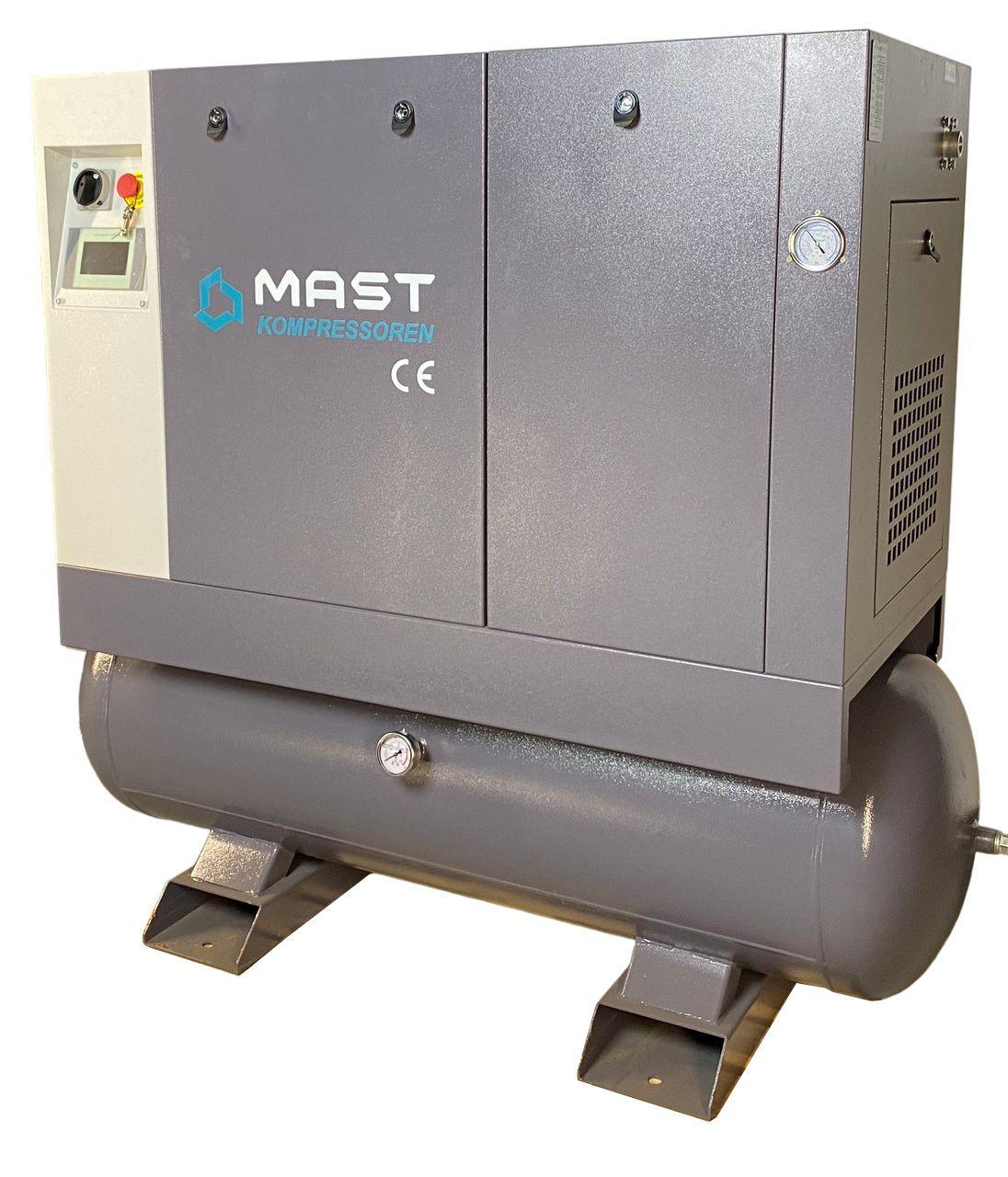 Компресор гвинтовий Mast LZN-10 Combo Inverter осушувач з ресивером 300 л (2735150029)