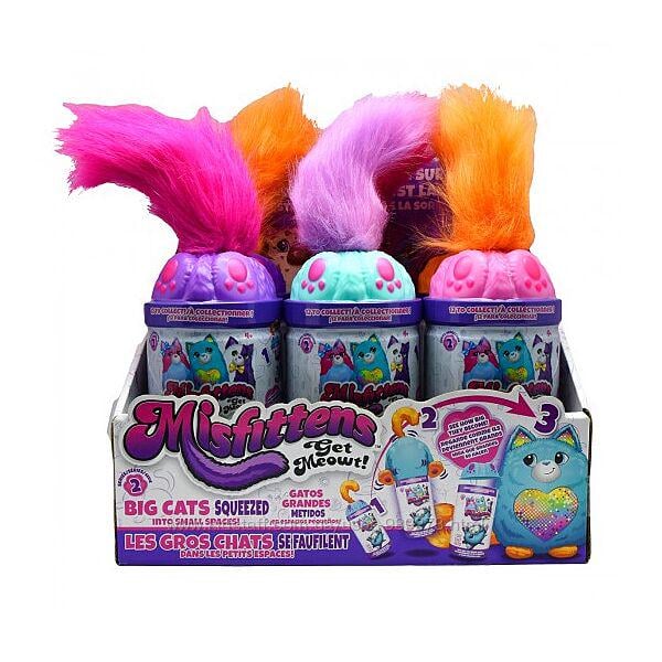 М'яка іграшка-сюрприз Misfittens Котик в банці 23 см Різнокольоровий (1000-ZB-411) - фото 8 М'яка іграшка-сюрприз Misfittens Котик в банці 23 см Різнокольоровий (1000-ZB-411) - фото 8