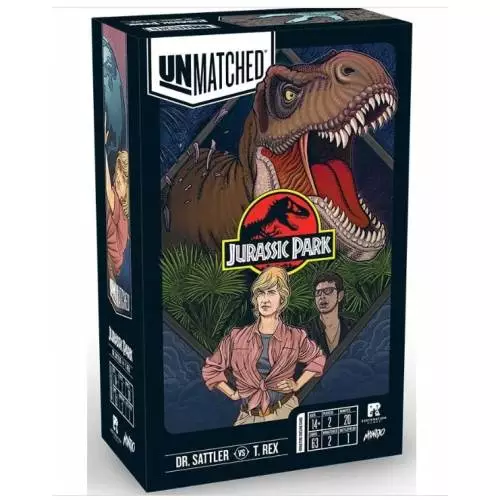 Настільна гра Unmatched Jurassic Park Парк Юрського Періоду Eng