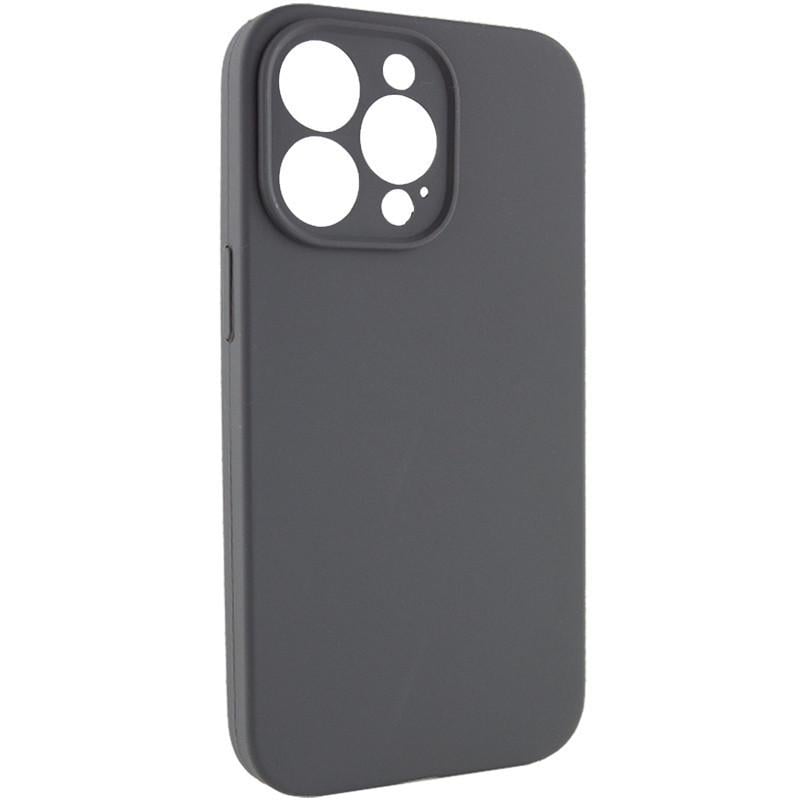 Чохол Silicone Case Full Camera Protective (AA) NO LOGO для Apple iPhone 15 Pro Max (6.7") Сірий | Dark Gray